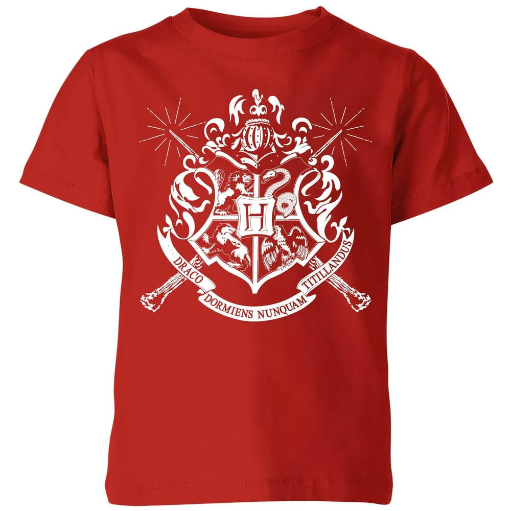 Harry Potter Hogwarts House Crest Kids' T-Shirt - Red - 3-4 Years Image 1