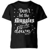 Harry Potter Don't Let The Muggles Get You Down Kids' T-Shirt - Black - undefined undefined