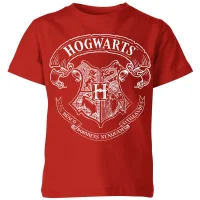 Harry Potter Hogwarts Crest Kids' T-Shirt - Red - undefined undefined