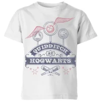 Harry Potter Quidditch At Hogwarts Kids' T-Shirt - White - undefined undefined