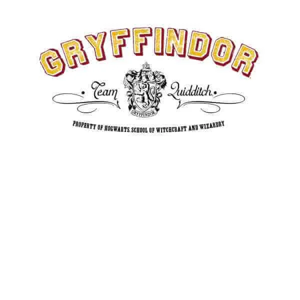 Harry Potter Gryffindor Team Quidditch Men's T-Shirt - White