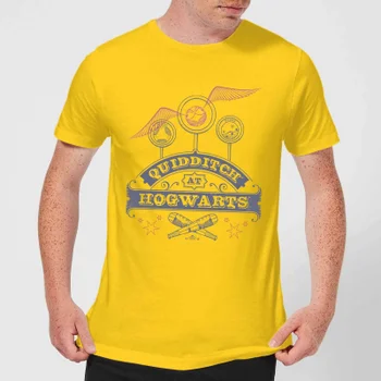 Harry Potter Quidditch At Hogwarts Men's T-Shirt - Yellow