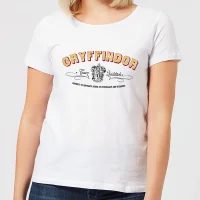 Harry Potter Gryffindor Team Quidditch Women's T-Shirt - White - undefined undefined