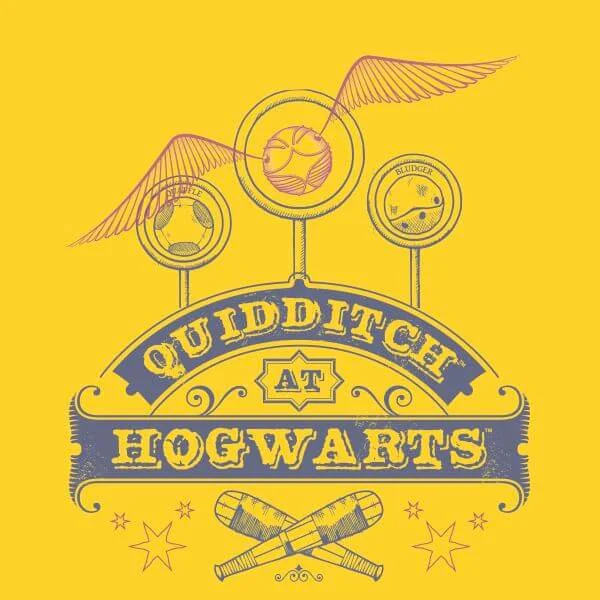 Harry Potter Quidditch At Hogwarts Women's T-Shirt - Yellow