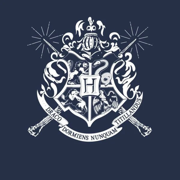 Harry Potter Hogwarts House Crest Women's T-Shirt - Navy