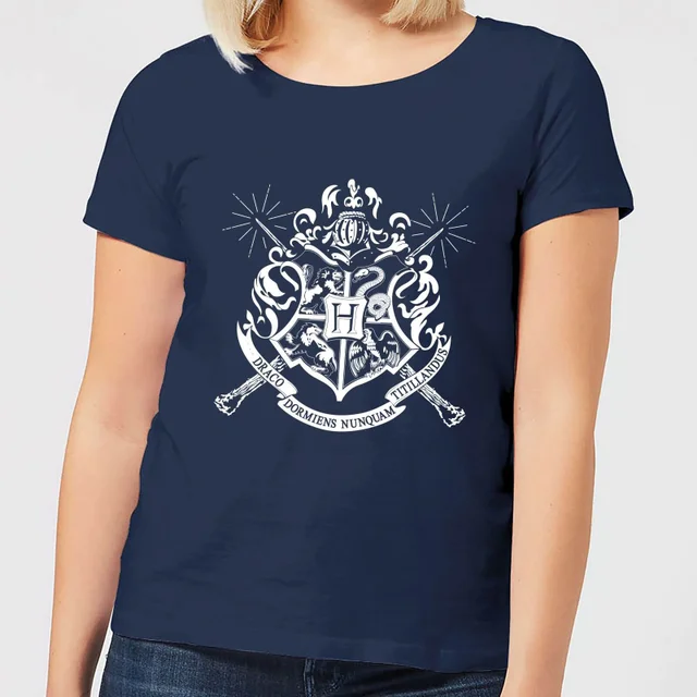 Harry Potter Hogwarts House Crest Women's T-Shirt - Navy