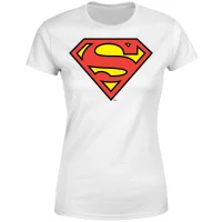 DC Originals Official Superman Shield Women's T-Shirt - White - undefined undefined
