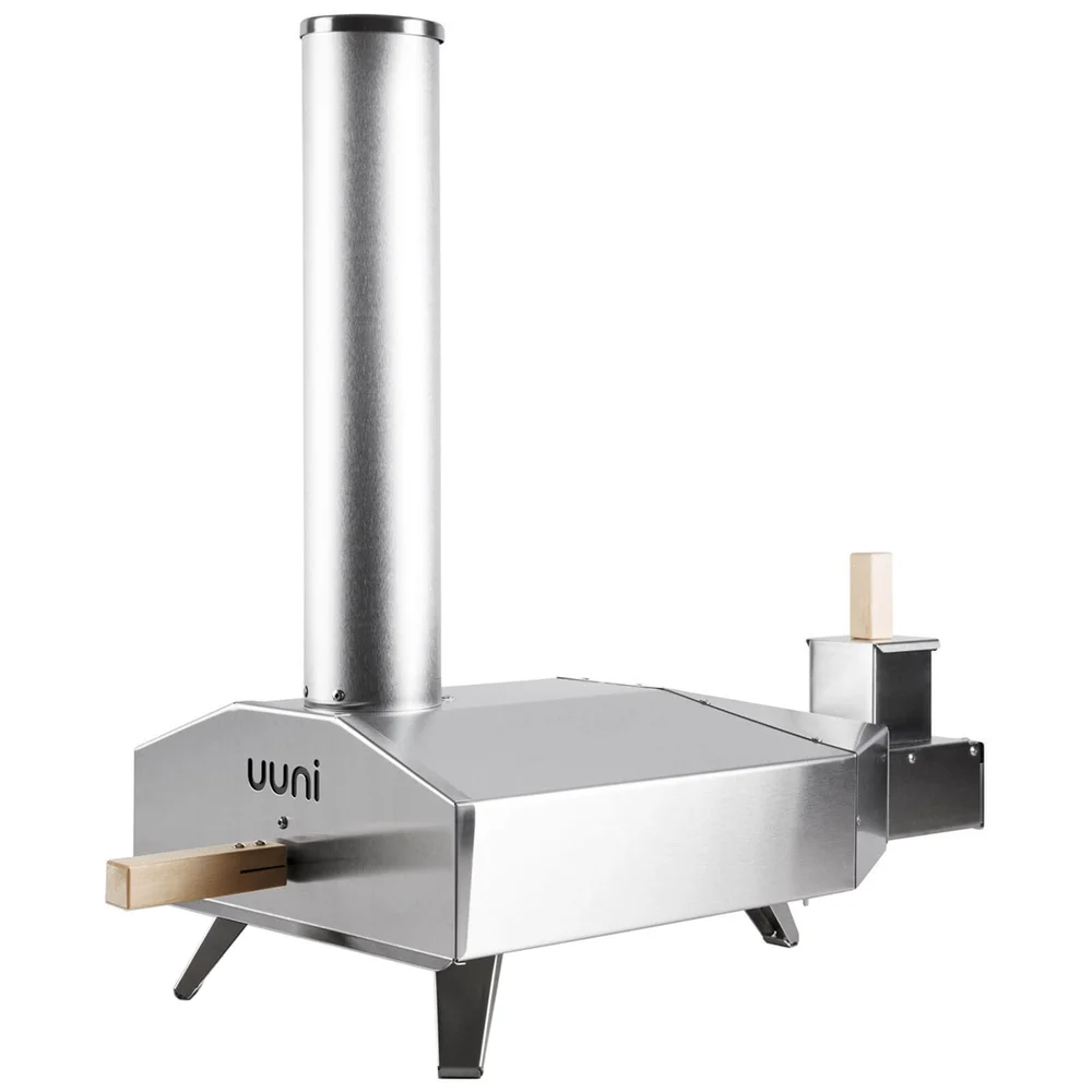 Uuni 3 Wood-Fired Pizza Oven - Stainless Steel Image 1