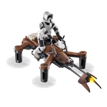 Propel Star Wars Collector's Edition High Performance 74-Z Speeder Bike Battling Quadcopter