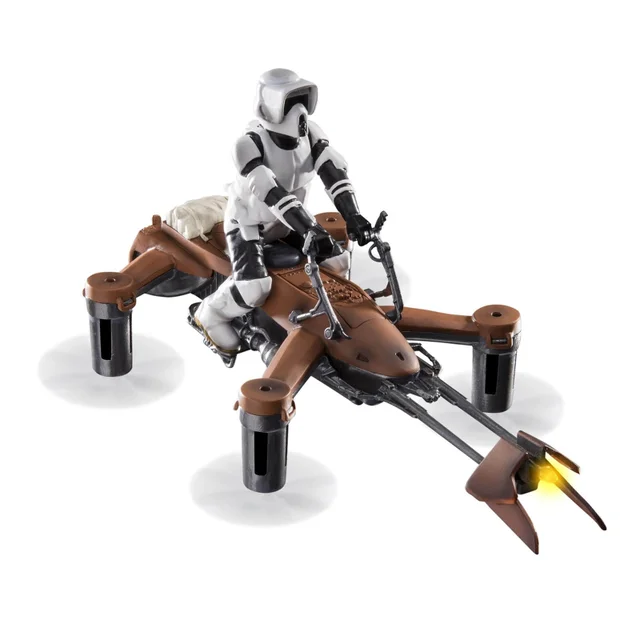 Propel Star Wars Collector's Edition High Performance 74-Z Speeder Bike Battling Quadcopter