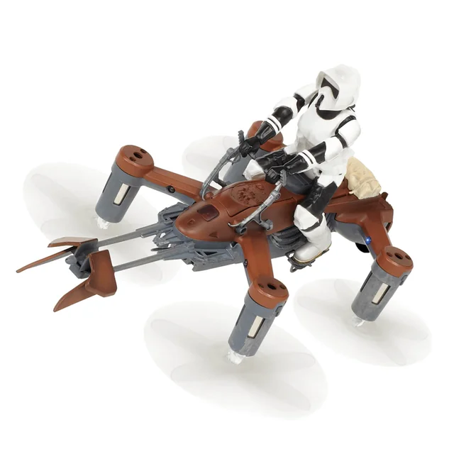 Propel Star Wars Collector's Edition High Performance 74-Z Speeder Bike Battling Quadcopter