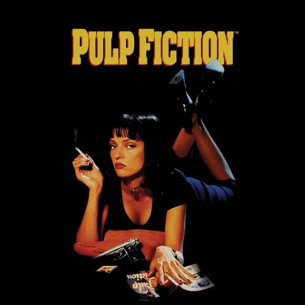 Pulp Fiction Poster Women's T-Shirt - Black
