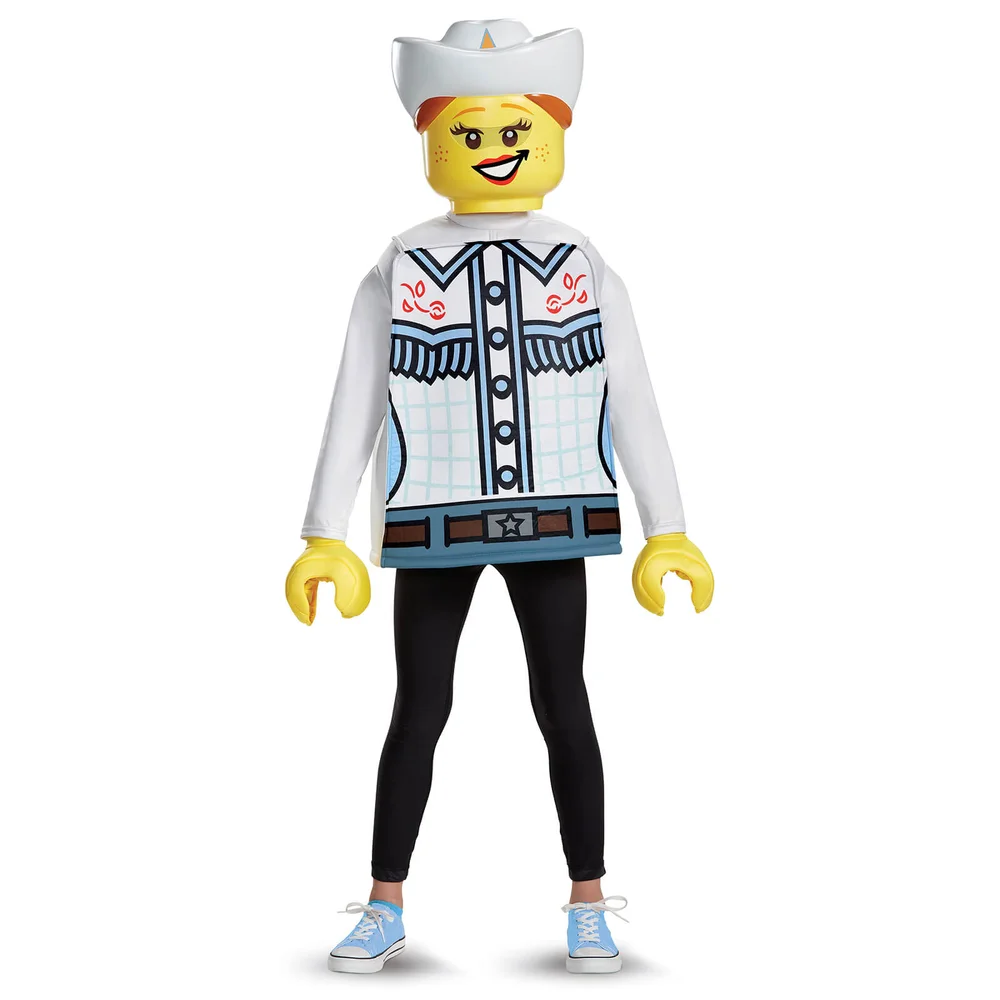 LEGO Iconic Kids Cowgirl Classic Fancy Dress - White - S/4-6 Years - White Image 1