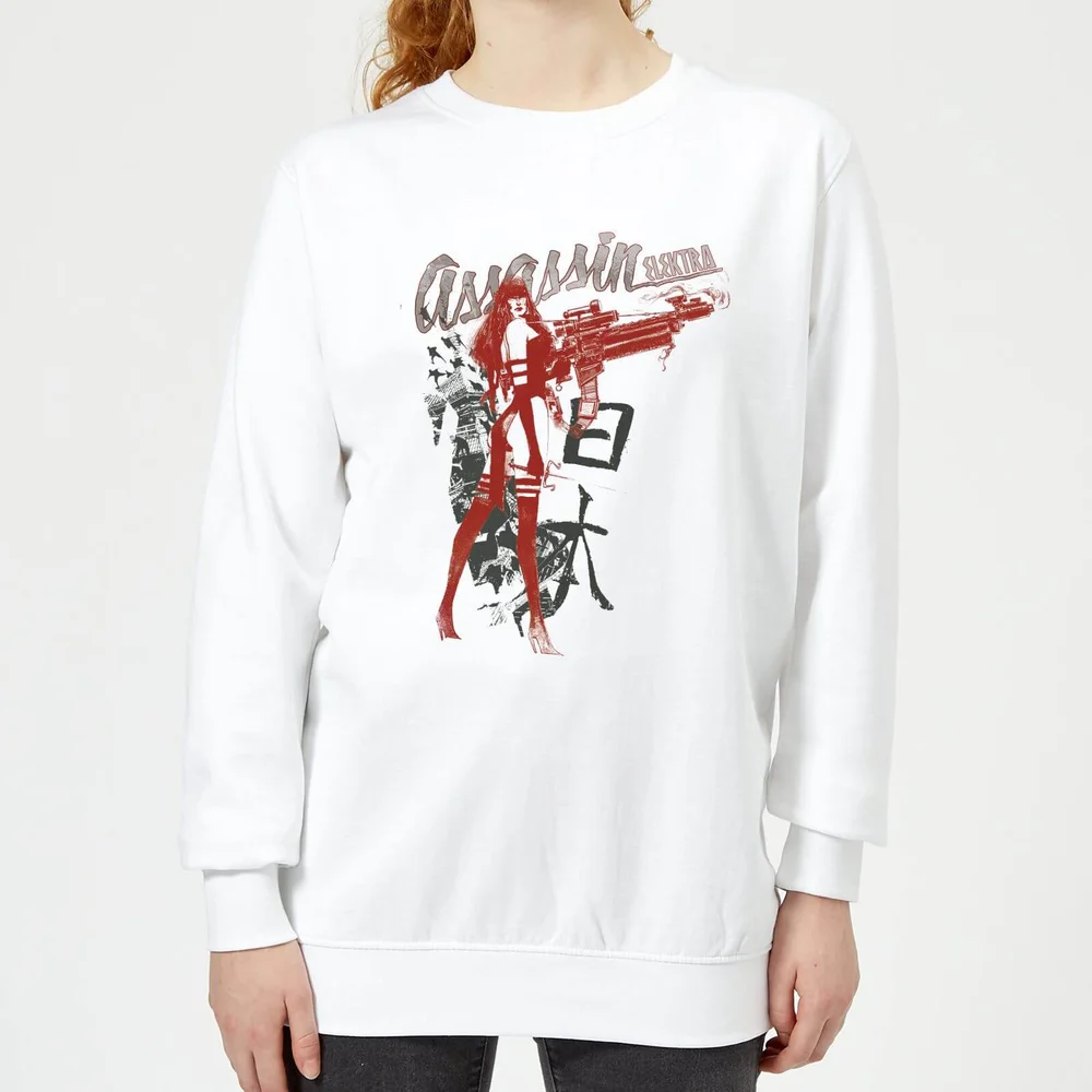 Marvel Knights Elektra Assassin Women's Sweatshirt - White - S Image 1