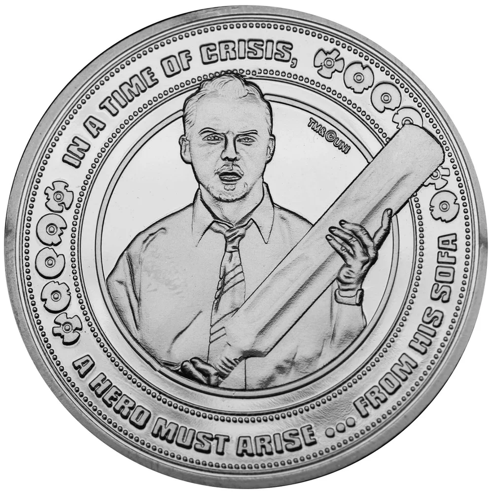 Shaun of the Dead Collector's Limited Edition Coin: Silver Variant Image 1