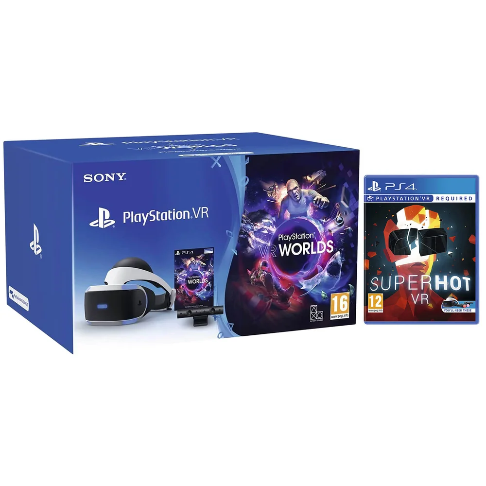Sony Playstation VR Starter Kit including Playstation Worlds & Superhot Image 1