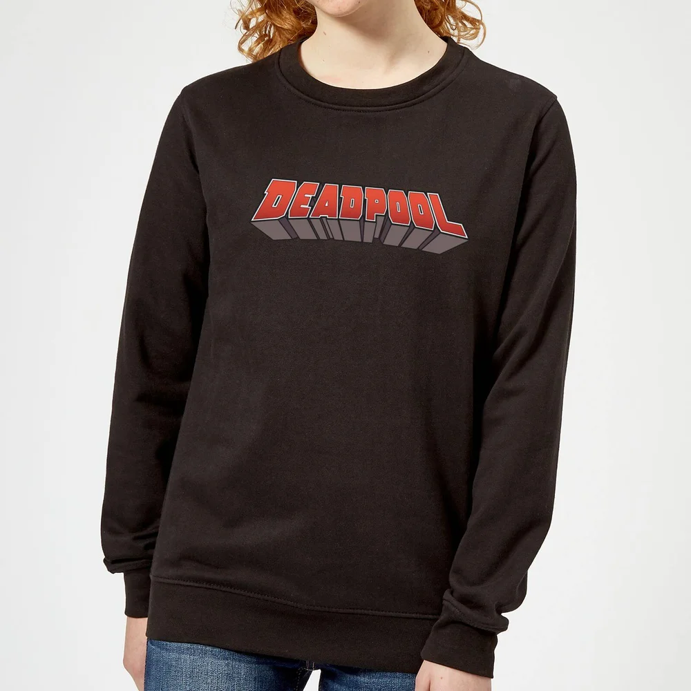 Marvel Deadpool Logo Women's Sweatshirt - Black - S Image 1