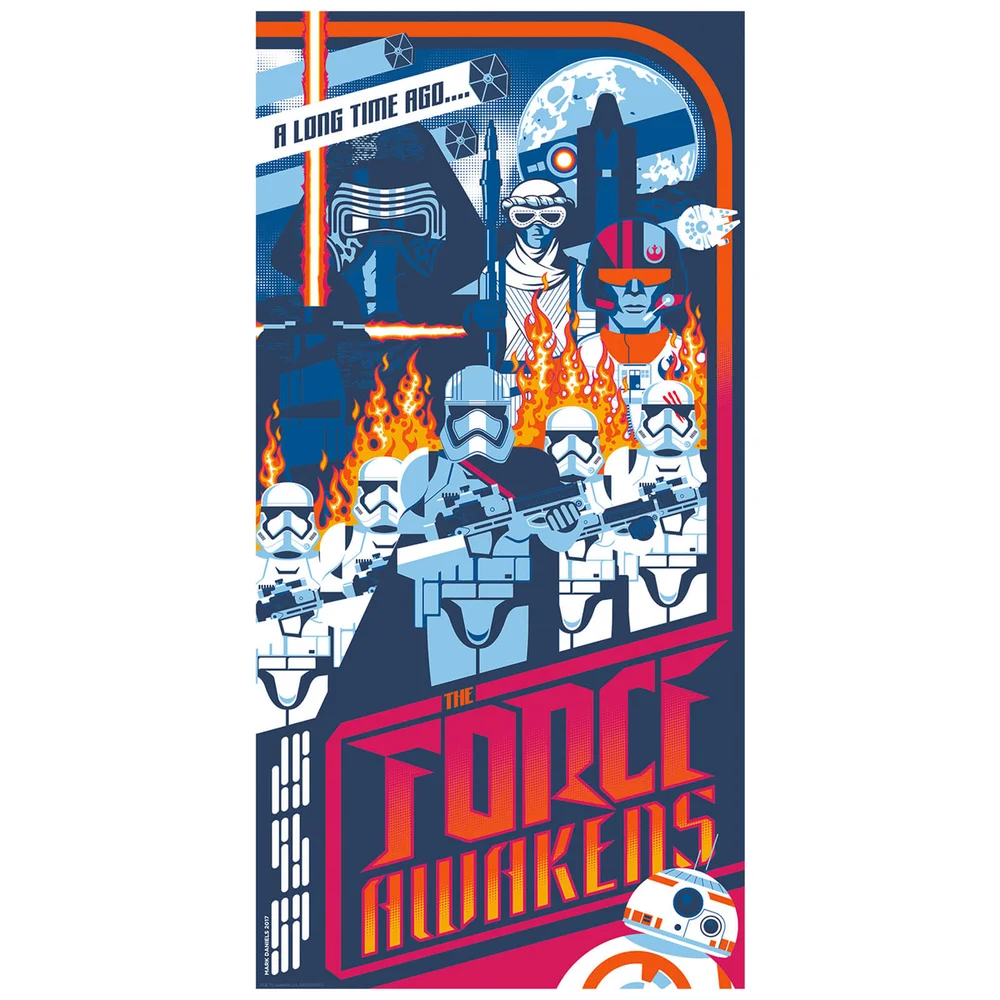 Star Wars: The Force Awakens Exclusive Variant Print by Mark Daniels Image 1