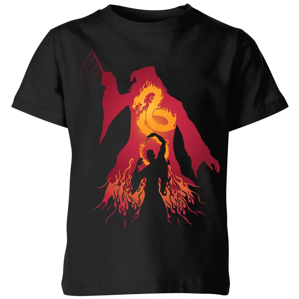 Harry Potter Dumbledore Silhouette Kids' T-Shirt - Black - 3-4 Years - Black Image 1