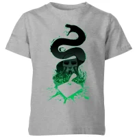 Harry Potter Basilisk Silhouette Kids' T-Shirt - Grey - undefined undefined