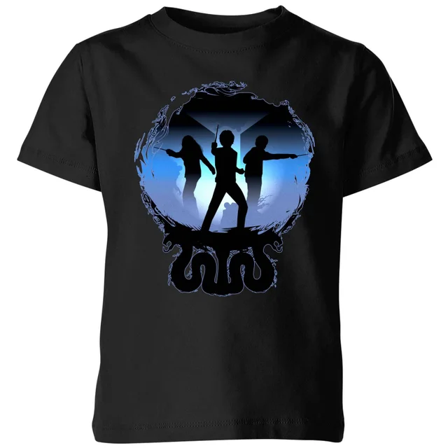 Harry Potter Silhouette Attack Kids' T-Shirt - Black