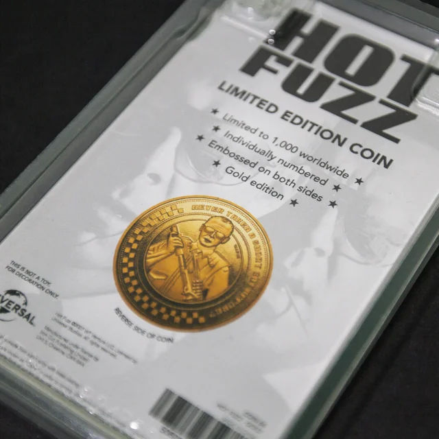 Hot Fuzz "For The Greater Good" Collectors Coin: Gold Variant - Zavvi Exclusive (Limited to 1000)