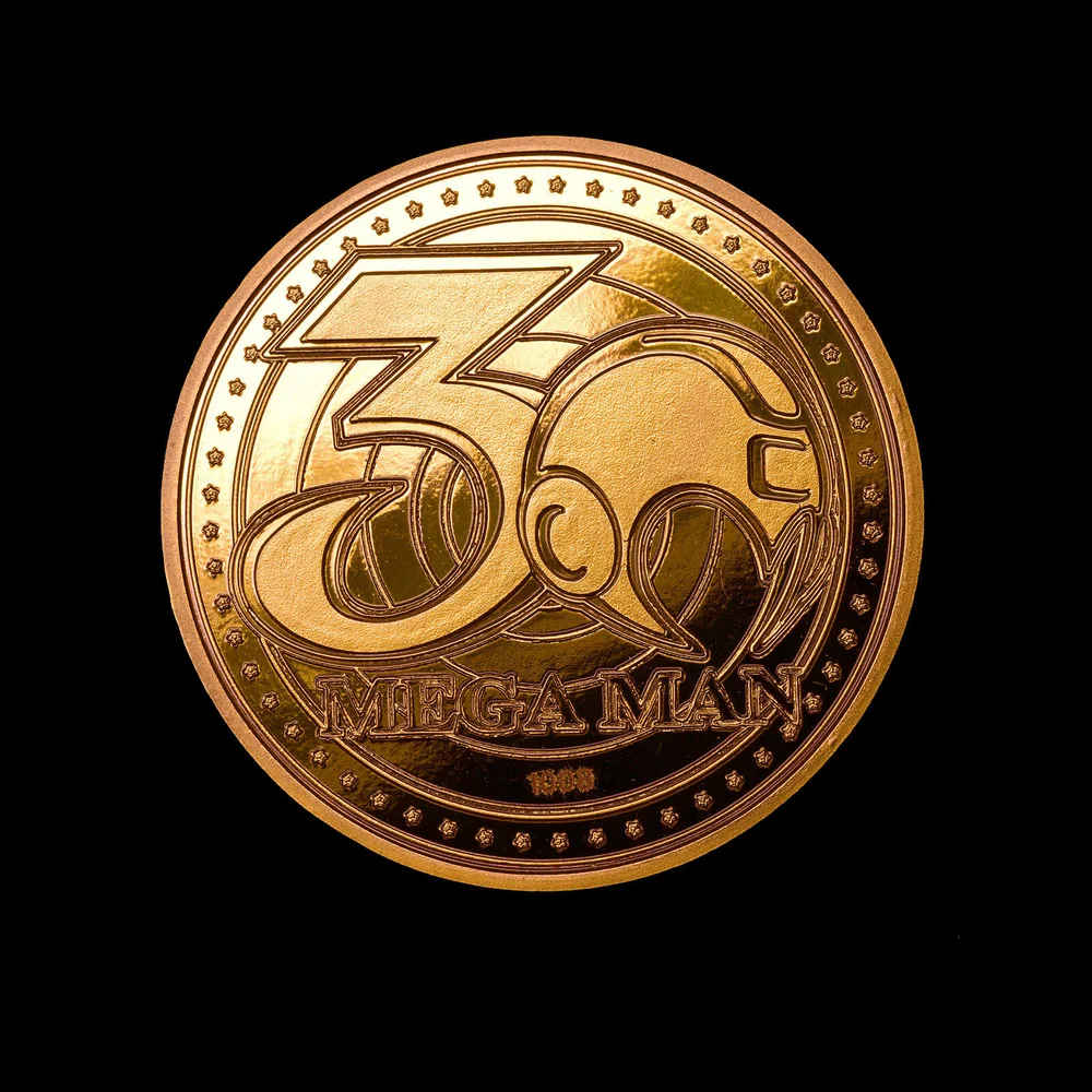 Mega Man Collectors Coin: Gold Variant - Zavvi Exclusive (Limited to 1000) Image 1