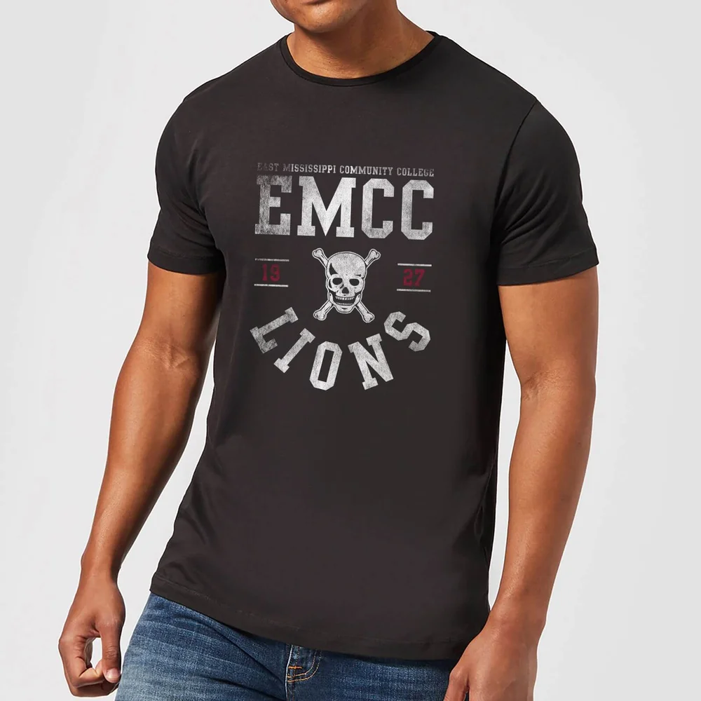 East Mississippi Community College Lions Men's T-Shirt - Black - S Image 1