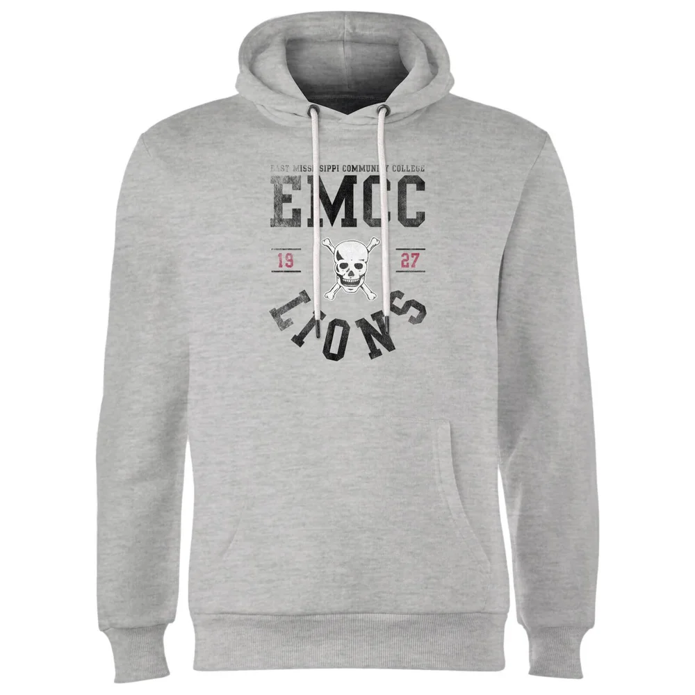 East Mississippi Community College Lions Hoodie - Grey - S - Grey Image 1