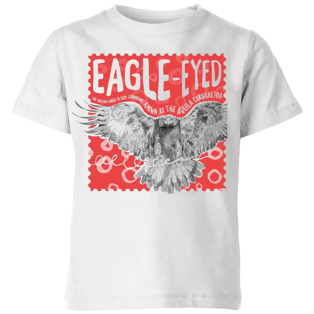 Natural History Museum Eagle Eyed Kids' T-Shirt - White - 3-4 Years - White Image 1