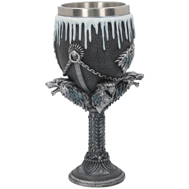 Game of Thrones House Stark Goblet Wine Glass 17.5cm