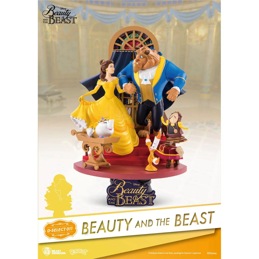 Beauty and the Beast D-Select PVC Diorama 15 cm Image 1