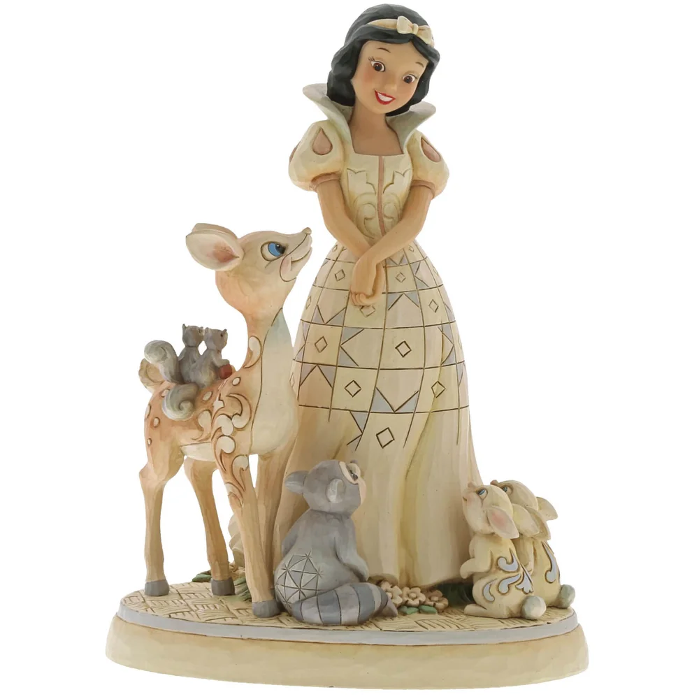 Disney Traditions Forest Friends White Wonderland Snow White Figurine Image 1