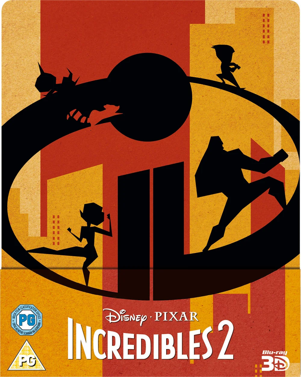 Incredibles 2 3D (Includes 2D Version) - Zavvi Exclusive Steelbook Image 1