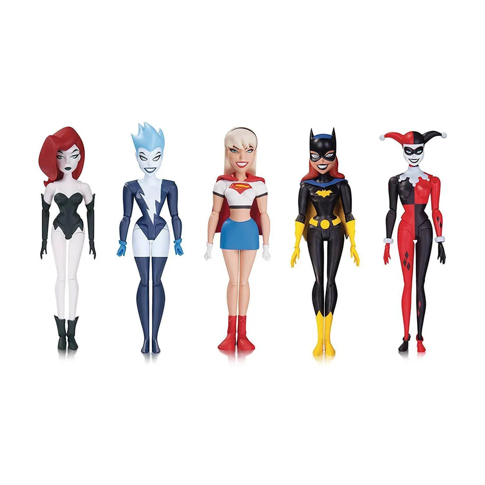 DC Comics Batman Animated Nba Girls Night Out 5 Pack Action Figure Image 1