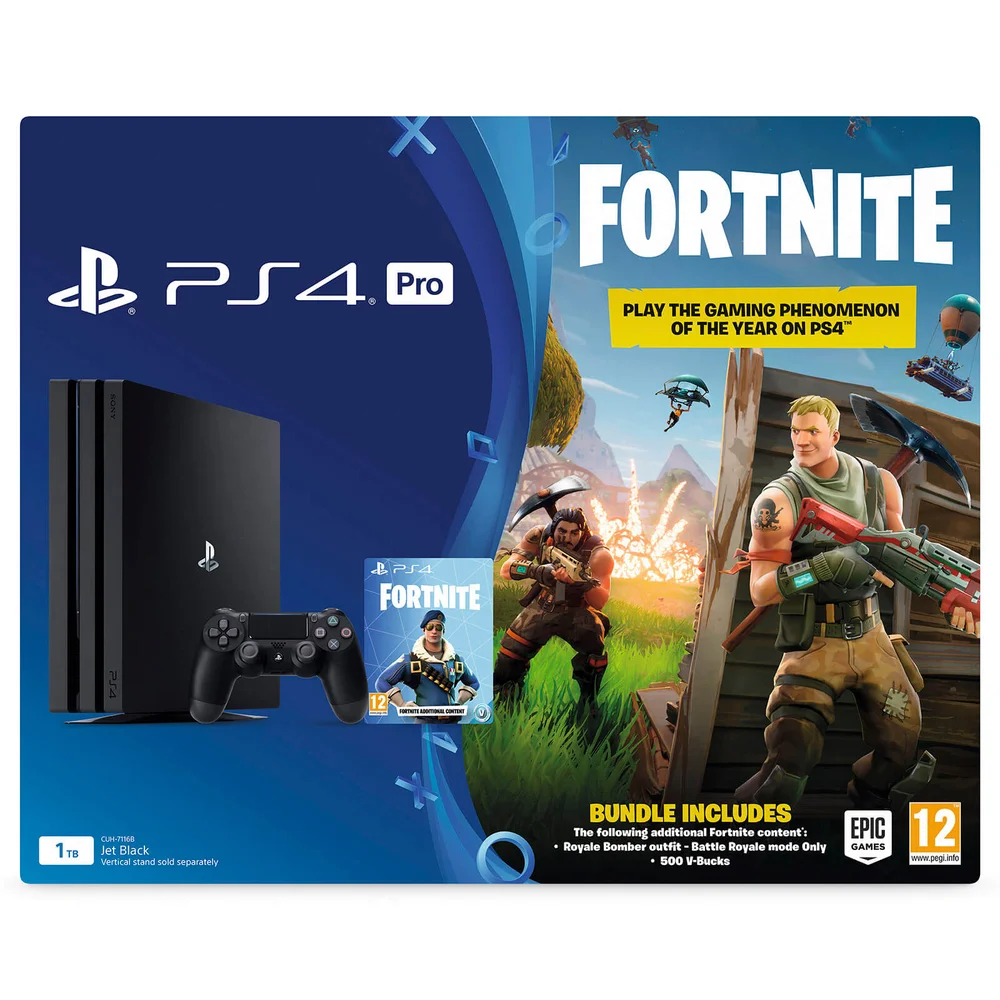 Playstation 4 Pro 1TB Fortnite Battle Royale Bundle Image 1