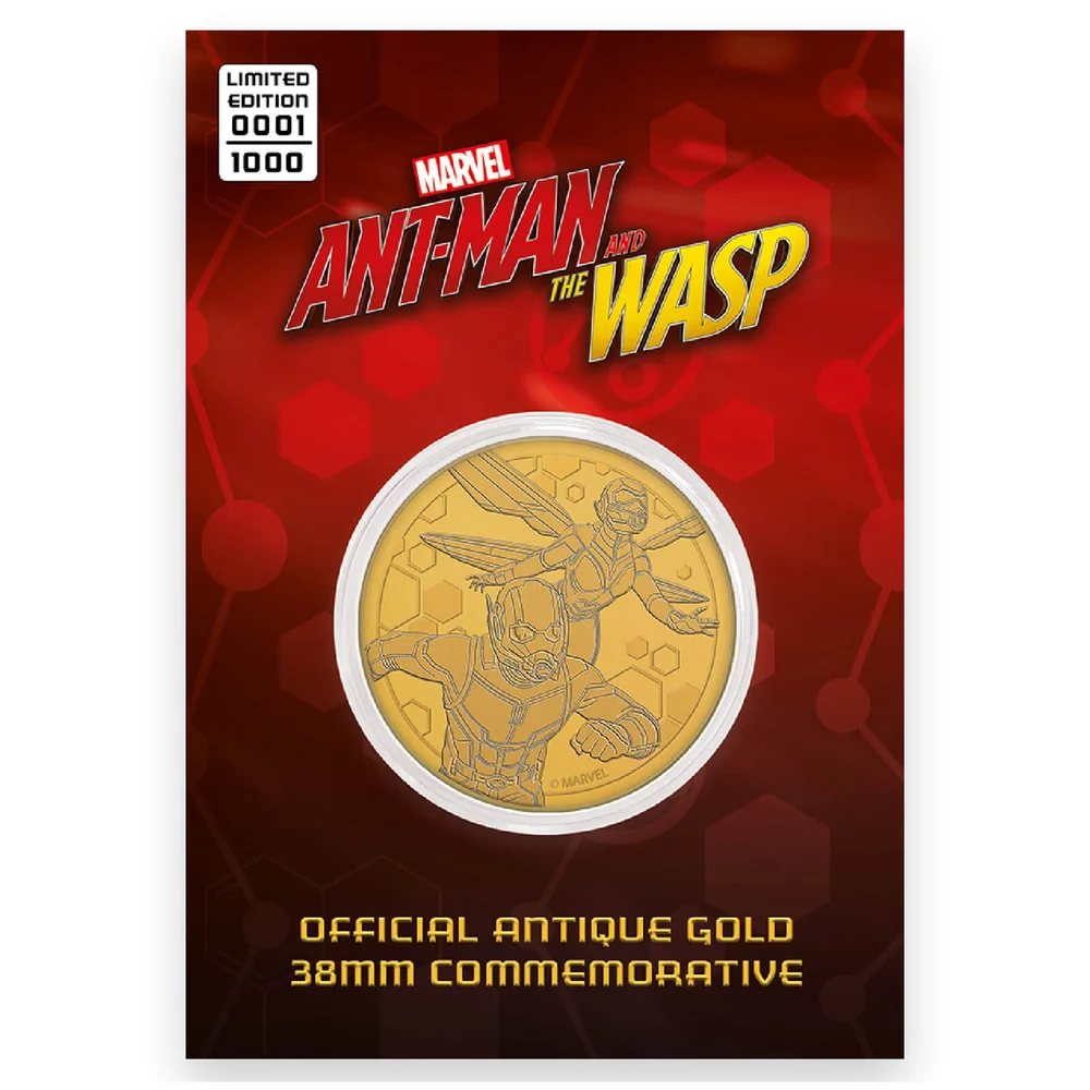 Marvel's Ant-Man and the Wasp Collector's Limited Edition Coin: Antique Gold - Zavvi Exclusive (Limited to 1000) Image 1