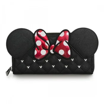 Loungefly Disney Minnie Mouse Bow Zip Around Wallet