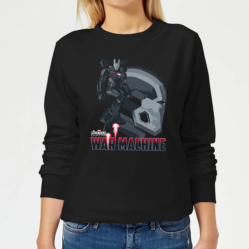 Avengers War Machine Women's Sweatshirt - Black - S Image 1