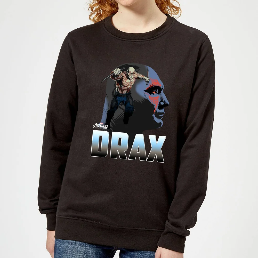 Avengers Drax Women's Sweatshirt - Black - S Image 1