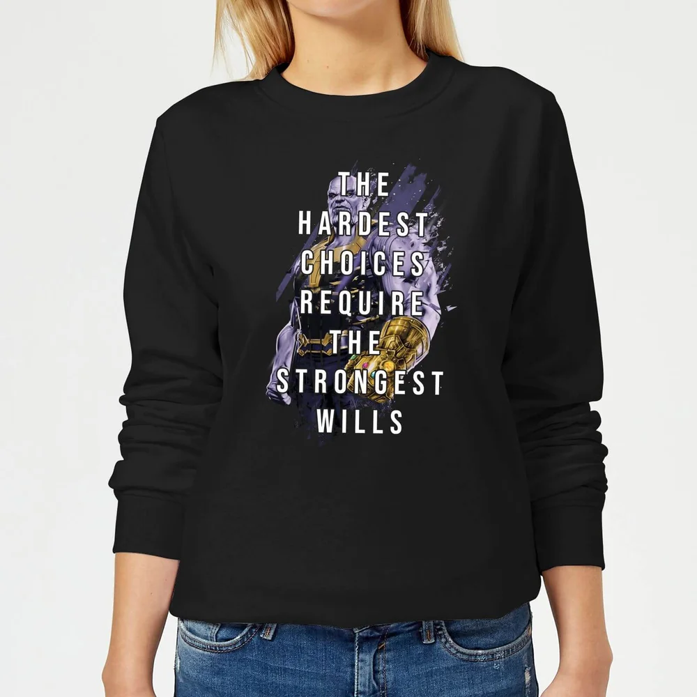 Avengers The Strongest Will Women's Sweatshirt - Black - S Image 1