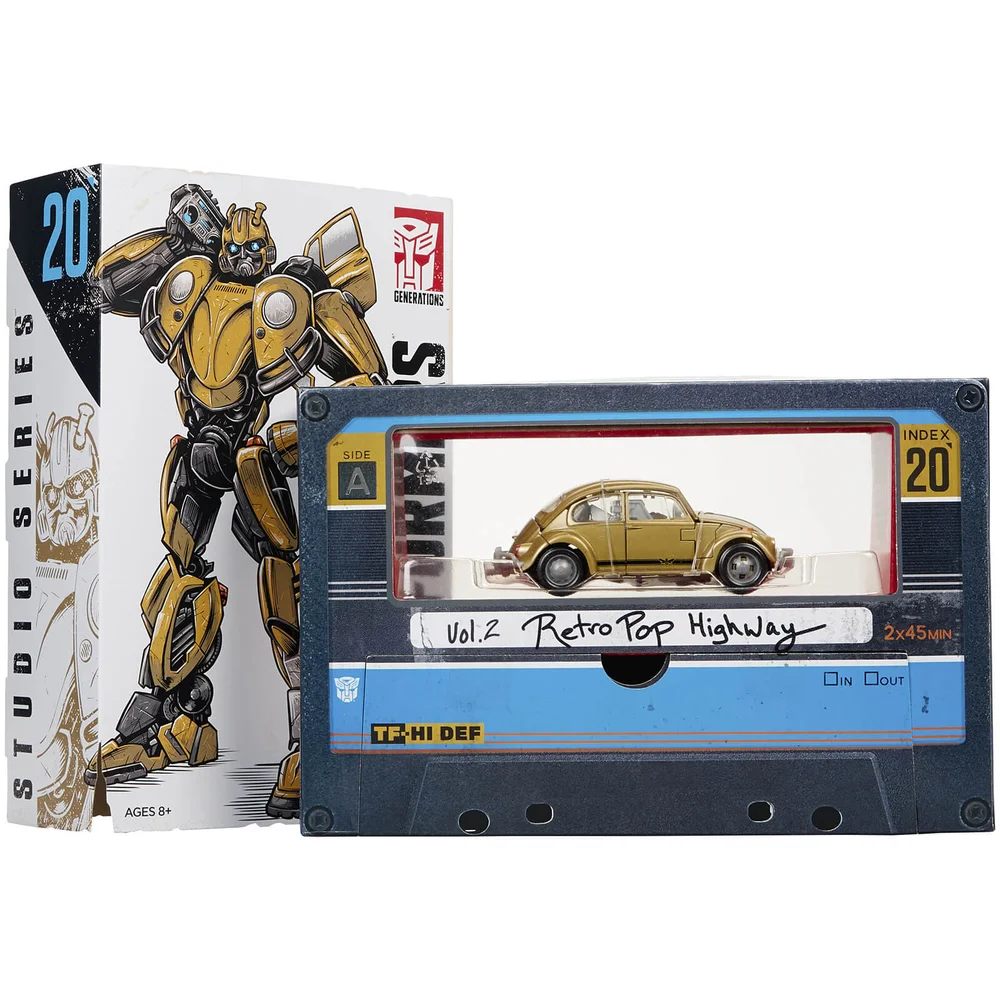 Hasbro Transformers: Studio Series 20 Bumblebee Gold Volkswagen Beetle Vol. 2 Retro Pop Highway Image 1