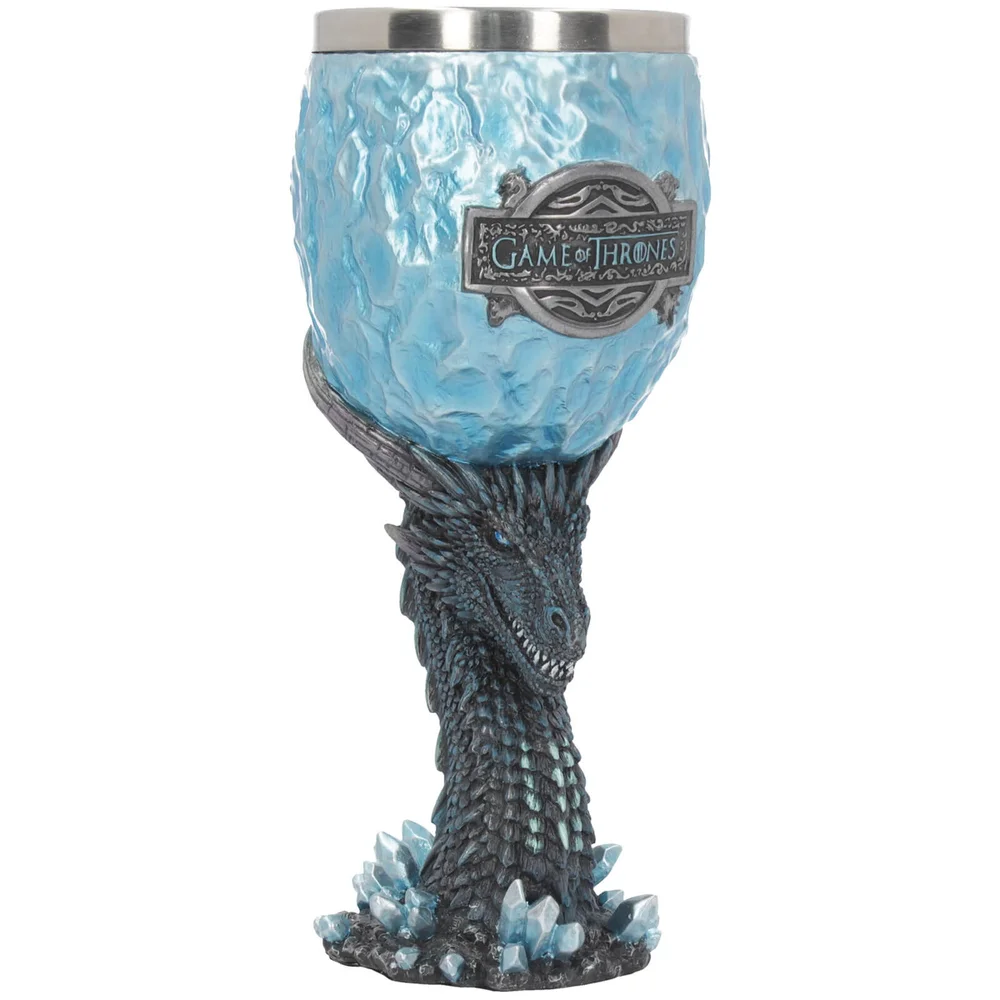 Game of Thrones White Walker Dragon Goblet Image 1