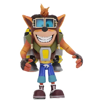 NECA Crash Bandicoot - 7" Action Figure - Deluxe Jetpack Crash