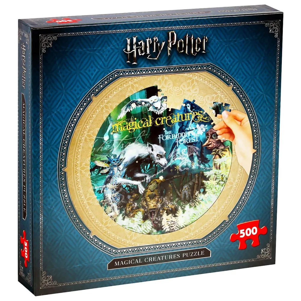 500 Piece Jigsaw Puzzle - Harry Potter Magical Creatures Edition Image 1