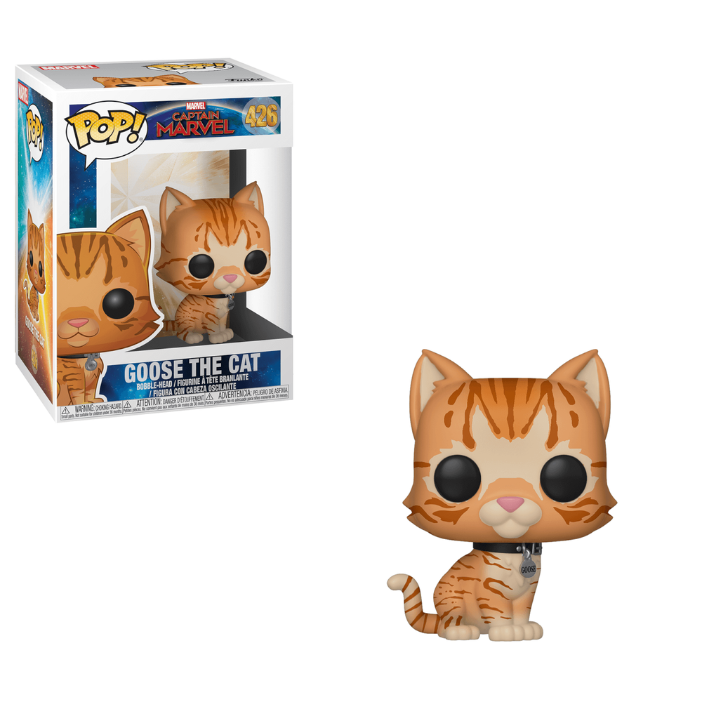 Marvel Captain Marvel Goose the Cat Pop! Vinyl Figure Image 1