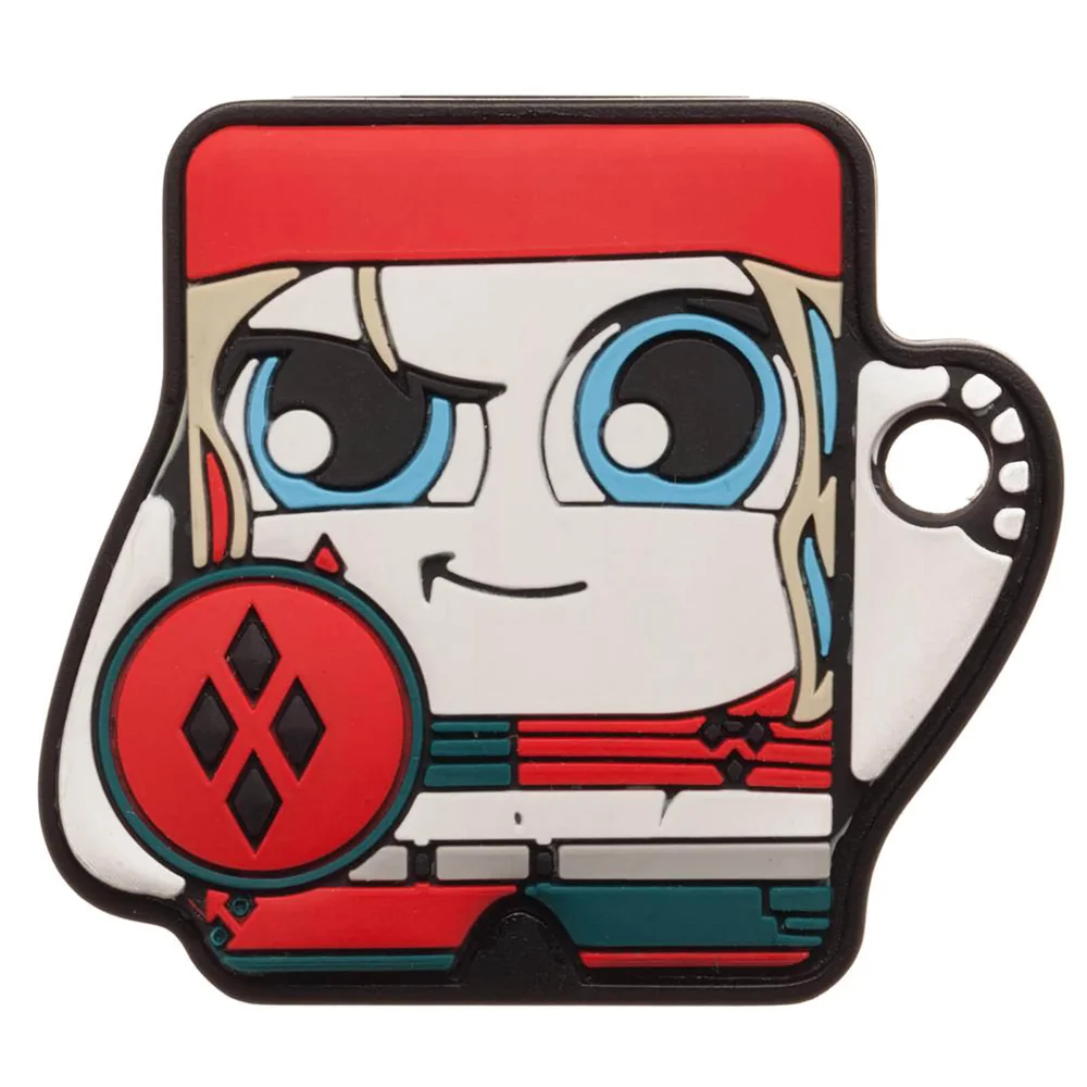 FoundMi DC Harley Quinn Rubber Key Chain Tracker Image 1