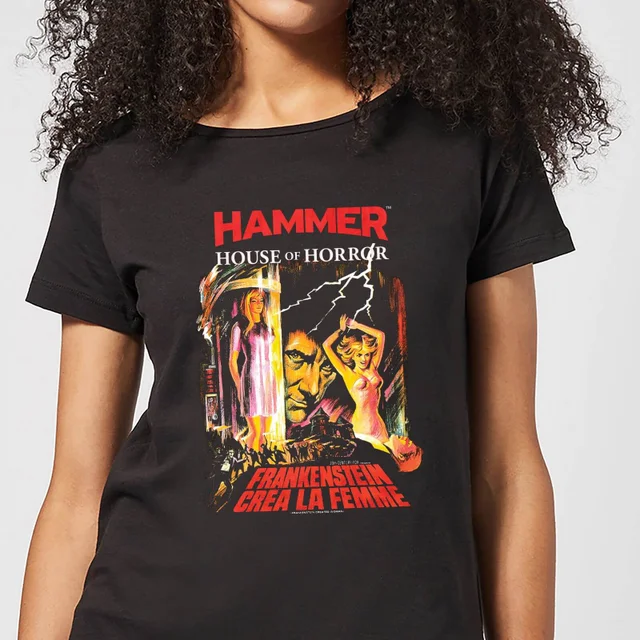 Hammer Horror Frankenstein Crea La Femme Women's T-Shirt - Black