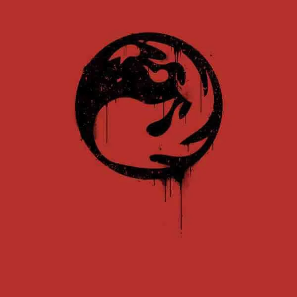 Magic The Gathering Red Mana Splatter Men's T-Shirt - Red