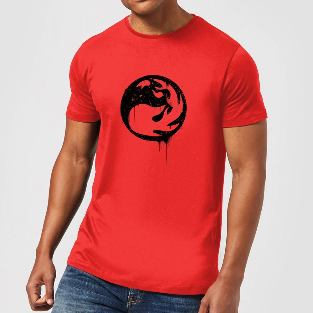 Magic The Gathering Red Mana Splatter Men's T-Shirt - Red - S Image 1